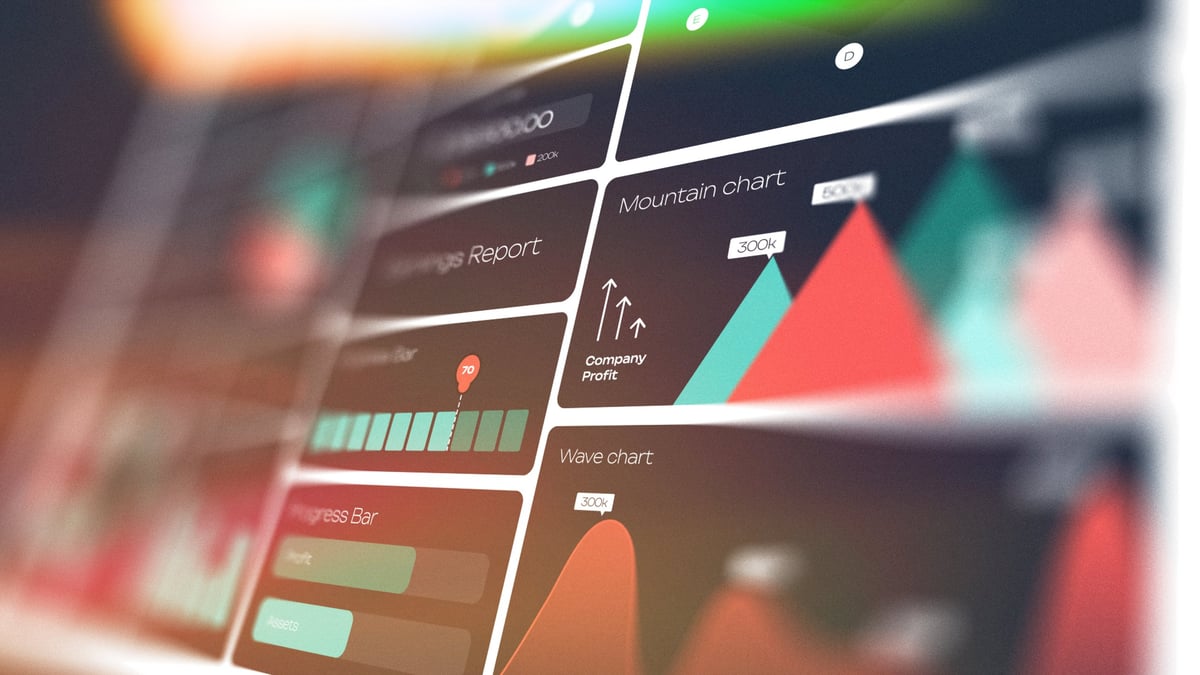 Consolidated royalty analytics dashboard showing financial performance charts across multiple DSPs