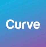 White text reading Curve on a blue to purple gradient background